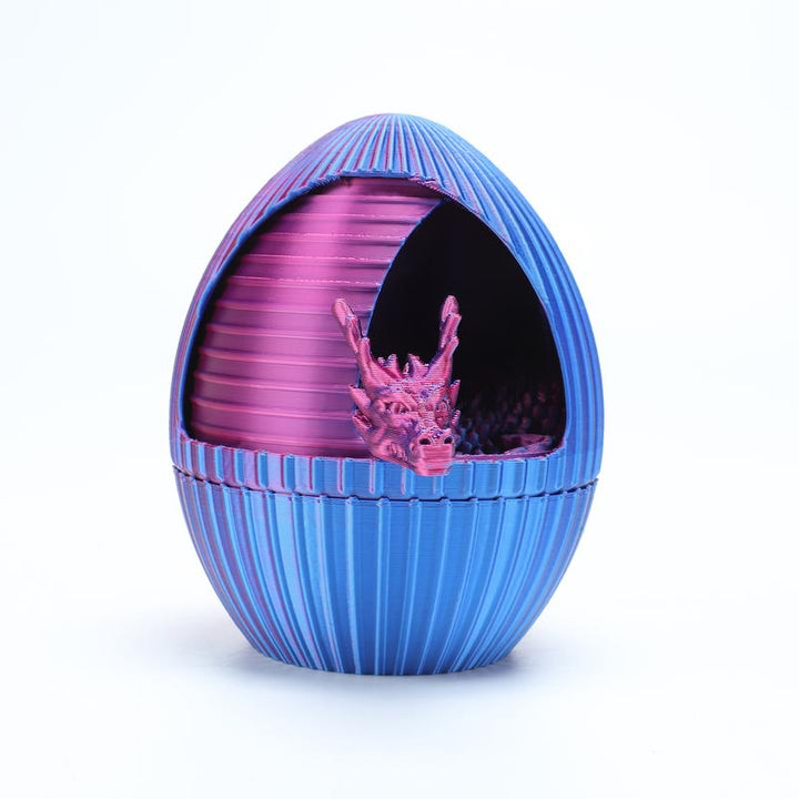 Purple Spinning Gear Dragon Egg -3D Printing -Cool Desktop Decoration Leisure Toys Dragon Toy