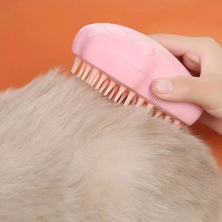 Colored Pet Steam Beauty Comb Cleanable Floating Hair Remove Tangled Hair No Need to Take a Shower Universal for Cat and Dog