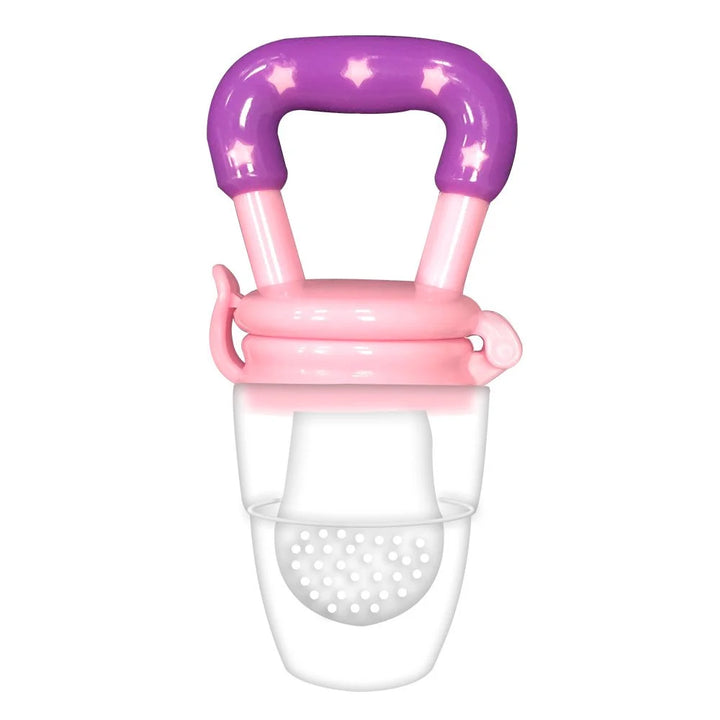 Baby Fruit Food Feeder 2Pack Silicone Nipple Fresh Pouches Teething Toy Aching Gums Pacifier Reusable