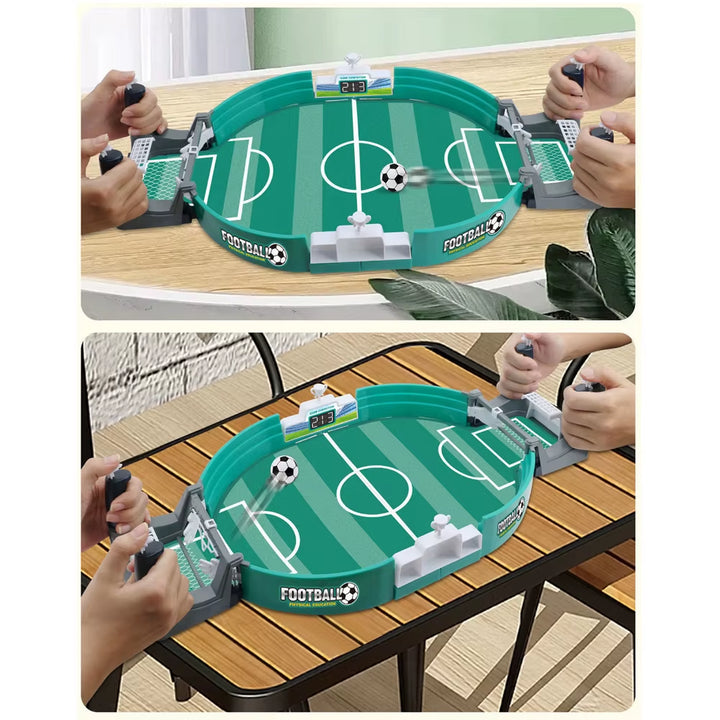 Miyou Desktop Toy Sports Games Football Table with 6 Football Desktop Interactive Soccer Games Toy for Kids Adult Christmas Gift