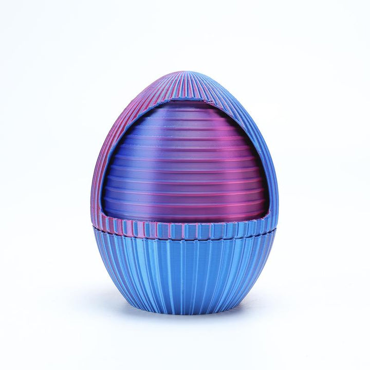 Purple Spinning Gear Dragon Egg -3D Printing -Cool Desktop Decoration Leisure Toys Dragon Toy