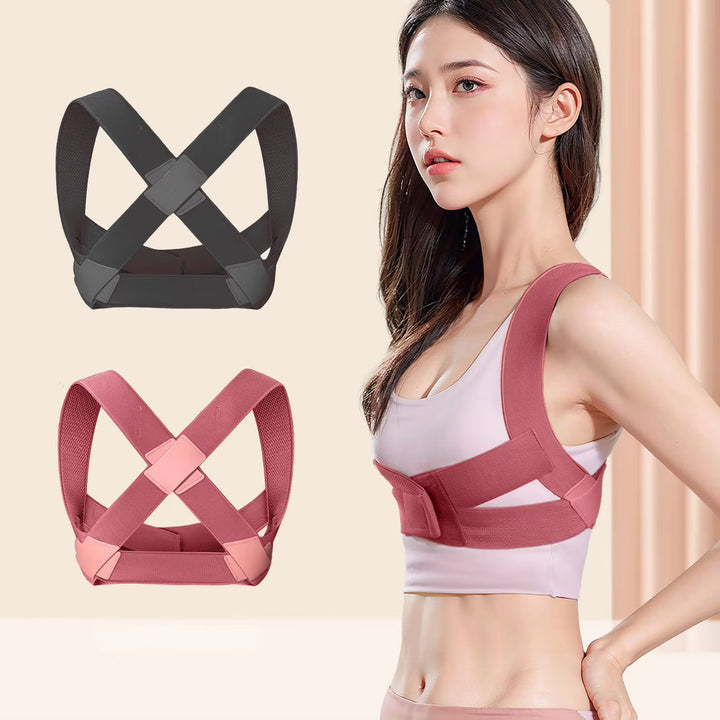 Back Posture Corrector Fully Adjustable Straightener Upper Spine Support Back Brace Posture Corrector