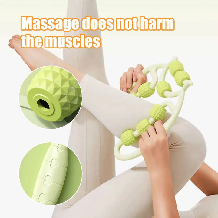 12 Rounds of Circular Leg Slimming Muscle Stretching and Relaxation Massage Equipment, Leg Slimming Artifact, Circular Leg Clamp