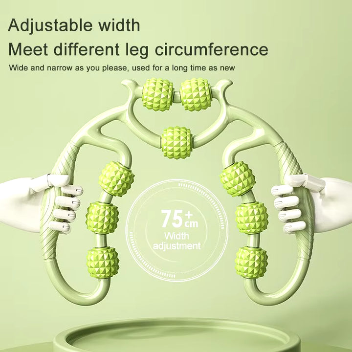 12 Rounds of Circular Leg Slimming Muscle Stretching and Relaxation Massage Equipment, Leg Slimming Artifact, Circular Leg Clamp